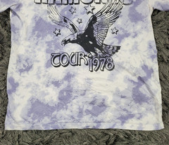 Ramones Shirt Mens Medium Purple Tie Dye 1978 Tour Band Music Punk Rock 70s Flaw