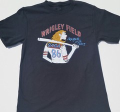 Lady Gaga 2017 Wrigley Field Concert T Shirt Little Monsters Chicago Cubs