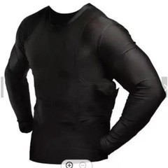 Concealment Clothes Men’S Crew Neck Undercover- Concealed Holster Carry Tops