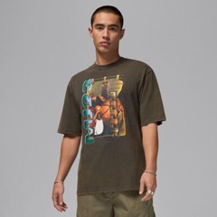 Nike Air Jordan Brand MJ23 Graphic Tee Tshirt Men’s Large Brown Basketball