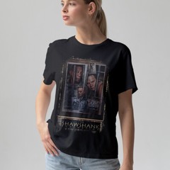The Shawshank Redemption (1994) Movie Poster Inspired T-Shirt Retro Tee Unisex