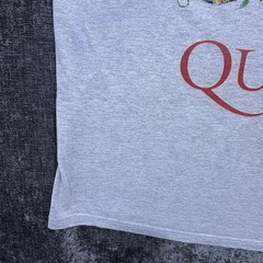 Queen T-Shirt XXL Grey Official Tour Merchandise Freddie Mercury Band Crest Logo