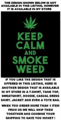 HANGING WITH MY BUDS MARIJUANA SMOKING FATTIE POT JOINT STONED HIGH TANK TOP A44