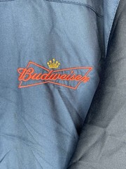 Men’s Port Authority 3XLarge Navy Employee Budweiser Windbreaker Hooded Jacket