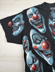 Liquid Blue Eviil Killer Clowns T Shirt All Over Print AOP Horror Y2K Mens 2XL