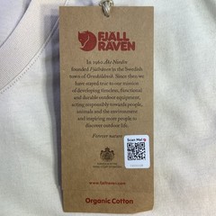 Fjallraven Kanken T-shirt Boston Chalk White Organic Cotton Unisex Size XXL NWT