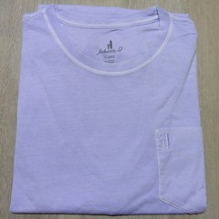JOHNNIE-O Mens L XL T SHIRT DALE 2.0 SHORT SLEEVE GOLF TEE NAVY MALIBLU BANDANA