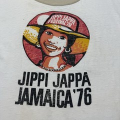 Vintage 1976 Jippi Jappa Jamaica Music Festival Single Stitch Shirt Size Large