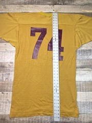 Vintage 70s Champion Wisconsin Ath. Dept Jersey 3/4 Sleeve Shirt Hockey Mens XL