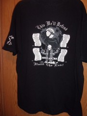 Us Army Ft Still Oklahoma Regulators black XL t shirt