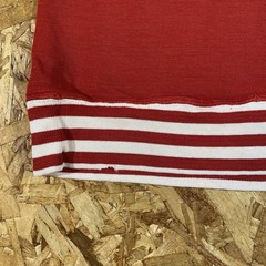 Vintage 50s 60s Dureen STG Warm Up 1/4 Zip Pullover Striped Band Shirt Size S