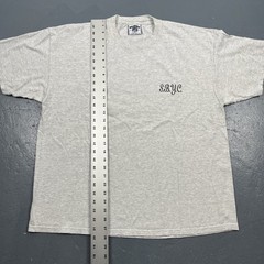 Vintage 90s Sandy Beach Yacht Club Tshirt Dbl Sided Grey XL VTG Casual Summer