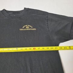 Yellowstone T-Shirt Mens L Black Dutton Ranch So Wild Graphic Tee Short Sleeve