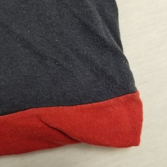 Vintage 70s Double Face T Shirt Mends Medium Blue Red Gym Athletic Reversible