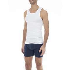 George Mens Top Size XL White A-Shirts Tank 6-Pack Cotton Tag Free Casual Basic