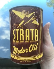 ON SALE: Cool Vintage STRATA Oil Can Silk Screened Graphic T-Shirt