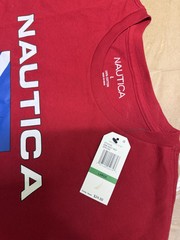 Nautica Red Spring Color T Shirt (Size L ) – Retail Price 24.50$