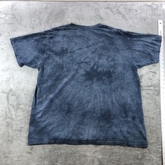 The Mountain Shirt Mens XL Blue Wolf Moon Pack Graphic Tee Tie Dye Animal