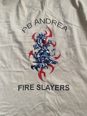 Patrol Base Andrea Slayers Iraq GWOT Vet OIF FireFighter T Shirt Army Veteran