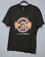 District DT6000 “Supacolor Astronaut” Graphic Tee Black Large Heat-Transfer