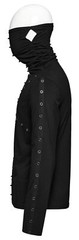 PUNK RAVE Men Punk Rock Gothic Steampunk Tops long-sleeved shirt High Collar