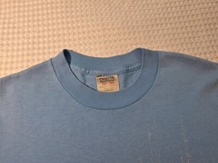 Vintage 1988 Dolphins Gulf Shores Souvenir Blue T-shirt Size L Oneita USA