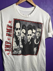 Vintage 80s EMF band members tour t-shirt SX394 FREE SHIPPING