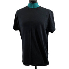 Gildan Adult Softstyle Cotton Crew Neck Plain Black T-Shirt – Medium (38-40)