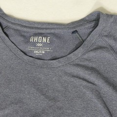Rhone Reign Men’s T-Shirt Blue XXL Performance Athletic Anti-Odor UPF50+ US Made
