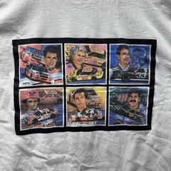 VTG 90s NASCAR Racing Country Time Lemonade Memorial Graphic T Shirt White XL