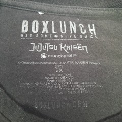 BoxLunch Jujutsu Kaisen Tokyo Jujutsu High Black Graphic T-Shirt Size 2XL Casual