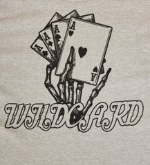 🔥WILDCARD Apparel LIMITED Edition Tee Shirt White or Gray size S, M, L, XL, XXL