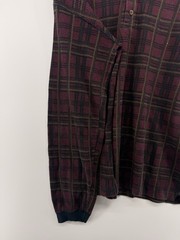 Vintage Northwest Territory Men’s Waffle Knit Henley Shirt Red XL