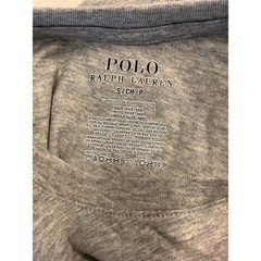 Polo Ralph Lauren Mens Small Grey Heather Long Sleeve Crew Cotton T-Shirt O3-20