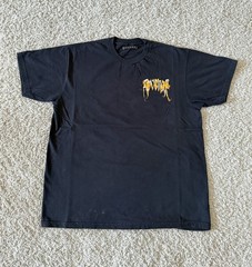 Revenge – Black “FLAME” Tee Men’s Size Large 2019