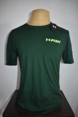Under Armour Fish Men’s T-Shirt Green Bass 6001944 301 NWT