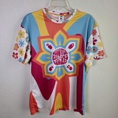 Flower Power Retro Style Groovin with the Bobcats Shirts M Adult Colorful USA