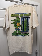 Vintage Hydroponic Hooked On Ponics Gronic Weed Shirt XL USA Stoner Tee