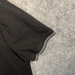 MBX Premium Goods Men’s 3 Button Tee Size Large Black 100% Cotton Short Sleeves