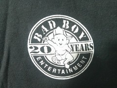 Puff Daddy Faith Evans shirt RAP DIDDY BAD BOY RECORDS Biggie Sz M 20 Years