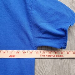Costa Del Mar Tshirt Mens Large Blue Marlin Fish Salt Ocean Beach Vacation Blue