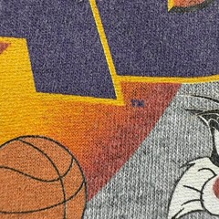 Tune Squad Shirt Mens Large Looney Tunes Space Jam Basketball Taz Bugs Bunny Tee