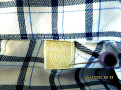 MICHAEL KORS NON IRON 100% Cotton SZ 161/2 (34-35) Men’s White Blue Dress Shirt