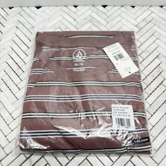 NEW Volcom Striped Red Short Sleeve T-Shirt (Multiple Sizes)