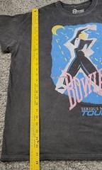 David Bowie Serious Moonlight Tour 83 Men’s Gray Short Sleeve T Shirt One Size