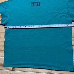 Vintage Y2K Nike Sportswear Big Swoosh Box Logo Short Sleeve Shirt USA Size XL