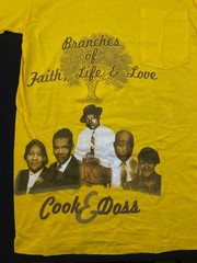 Vintage “Branches of Faith, Life & Love” Cook & Doss Family Reunion T-Shirt Size