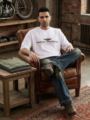 Pigment Dyed Oversized T-Shirt Loose Fit Casual Streetwear Graphic Tee