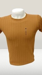Texture Knit Fabric T shirts, Size M, L, XL