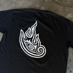 Vintage Y2K Tool T-Shirt Size XL Flaming Eye Skull Fetus Band 2002